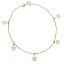 Pulsera de oro amarillo 18K con estrellas